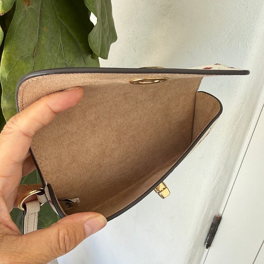 Bundle‼️Coach Sunglass Case Cherry Print CFA49 & Pencil Case CFA45 - Picture 9 of 9